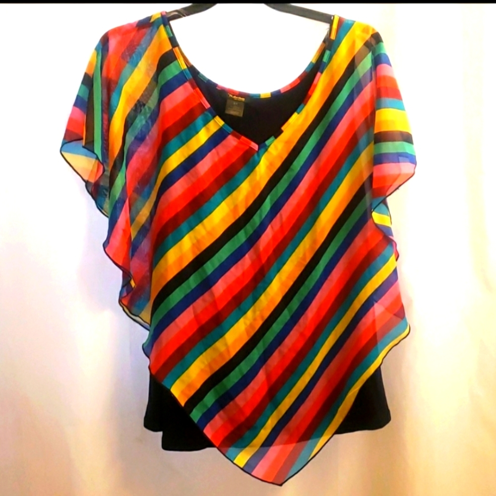 Poncho blouse